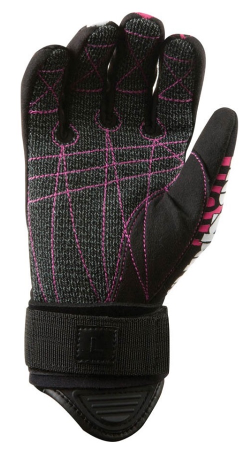 HO Sports Siren Ladies' Waterski Gloves, XS Black Pink